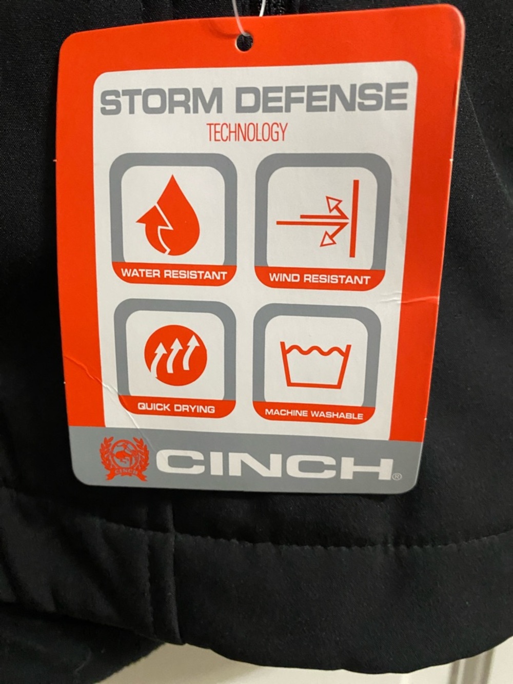 Cinch Women’s Black Lightweight Softshell With Conceal Carry Pocket Jacket - Picture 4 of 8